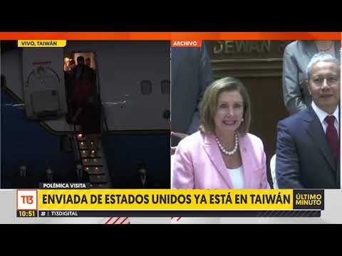Llega Nancy Pelosi a Taiwán en medio de amenazas de China