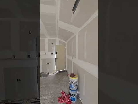 Little before and after drywall magic. from bones to a level 3