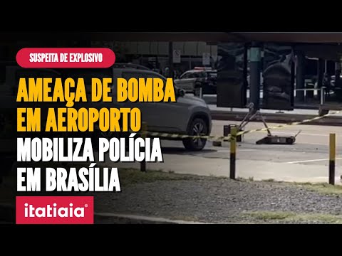 SUSPEITA DE BOMBA INTERDITA PARTE DO AEROPORTO INTERNACIONAL DE BRASÍLIA
