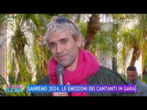 Sanremo 2024, le emozioni di Mr. Rain - La Volta Buona 08/02/2024