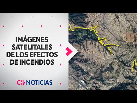 Nasa libera imágenes satelitales de los devastadores efectos de los incendios forestales en Chile