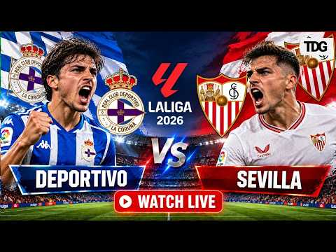 WATCH LIVE | Deportivo vs Sevilla | LaLiga 2026-27 | Live Match