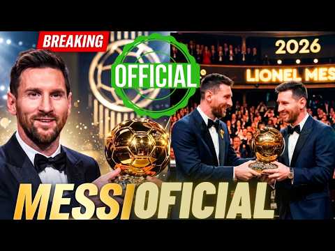 🚨💣 OFICIAL BOMBAZO MUNDIAL ✅️ Messi ganará el Balón de Oro - FRANCE FOOTBALL LO HACE OFICIAL 🐐