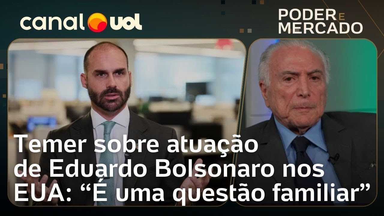 Eduardo Bolsonaro leva defesa às últimas consequências para salvar o pai, diz Temer