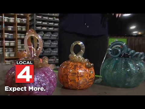 Families enjoy glass pumpkin fest in Dearborn