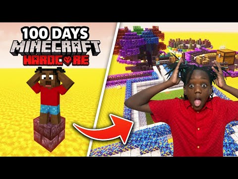 Day 1 I Super Siah Trying To Survive 100 Days  in HARDCORE Minecraft