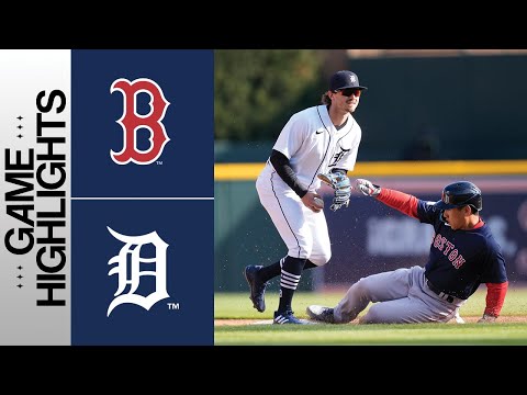 Red Sox vs. Tigers Game Highlights (4/8/23) | MLB Highlights video clip