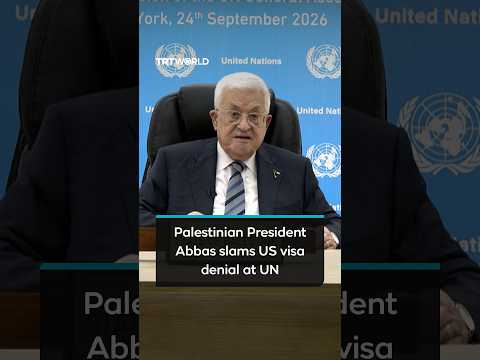 Palestinian President Abbas slams <strong>US</strong> <strong>visa</strong> denial at UN