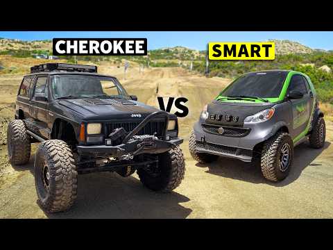 Jeep XJ vs. Modified Smart Car: A Surprising Off-Road Showdown