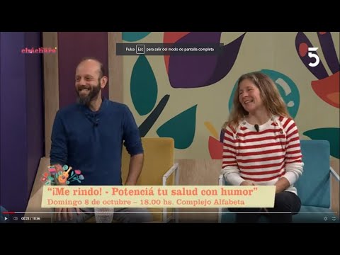 Pablo Aguirrezábal y la Dra. Paula Díaz presentan Me Rindo potenciá tu salud con humor l 04-10-2023