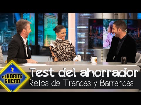 Miguel Ángel Silvestre y Macarena Gómez en el test del ahorrador de las hormigas - El Hormiguero