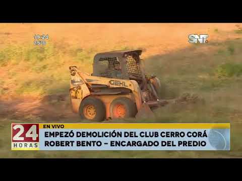Empezó demolición del Club Cerro Corá