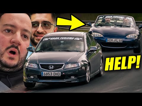 MX-5 Miata Attacks K24 Honda Accord, but VTEC Kicks In! // Nürburgring