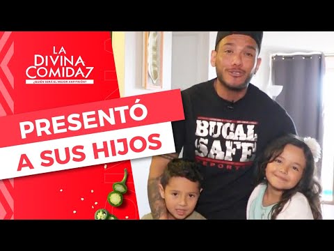 AYUDANTES ESPECIALES: Iván Cabrera presentó a sus hijos en La Divina Comida