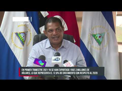 Nicaragua con incremento en producción y exportación en 1er Trimestre 2021