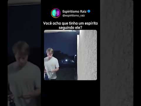 O que estava seguindo ele??? #sobrenatural #paranormal #espírito