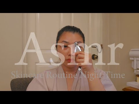 Asmr:ลงสกินแคร์-นวดหน้า-กัวซ