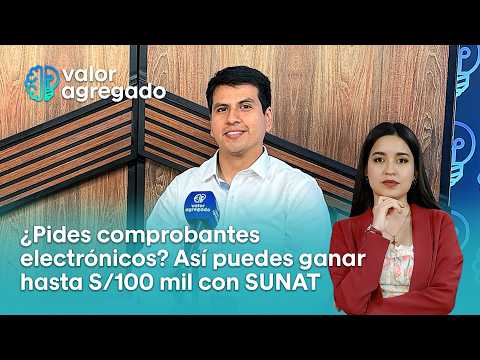 ¿Sabías que pedir tu comprobante electrónico podría hacerte ganar hasta S/ 100 mil? 💰
