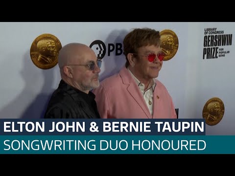 Sir Elton John receives 2024 Gershwin Prize for contribution to music | ITV News