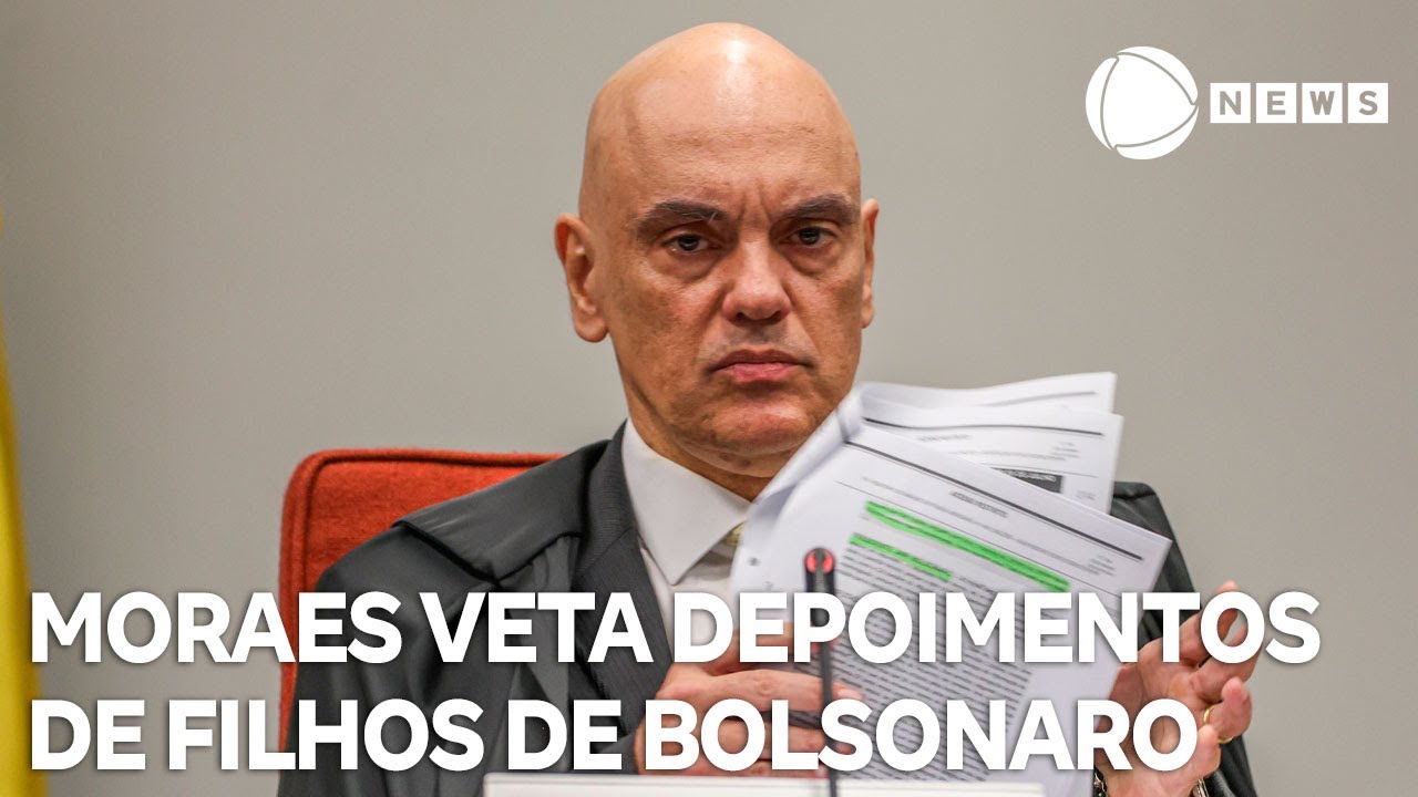 Moraes veta Eduardo e Carlos Bolsonaro como testemunhas