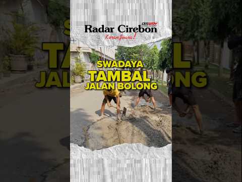 Tmabal Jalan Rusak Sicalung #cirebonbanget #beritaterkini #jalanrusakcirebon