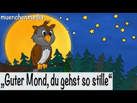 🌛 Guter Mond, du gehst so stille - Musik fürs Baby | Schlaflieder deutsch - muenchenmedia