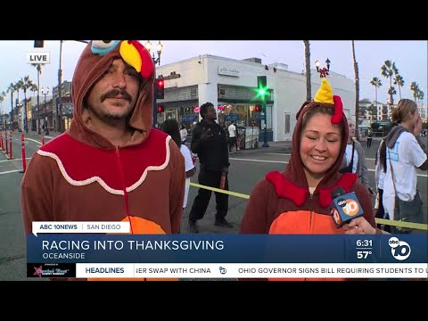 Mother and son talk to ABC 10News ahead of Oceanside Turkey Trot