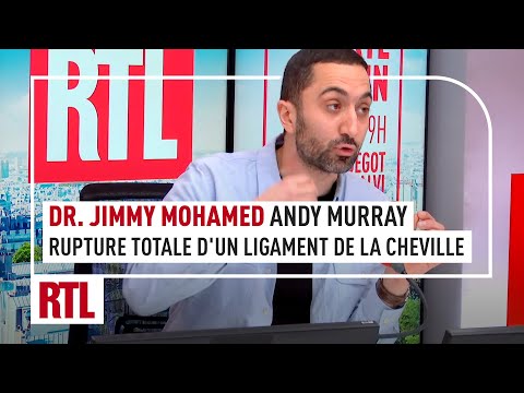 Dr. Jimmy Mohamed : rupture totale d'un ligament de la cheville pour Andy Murray
