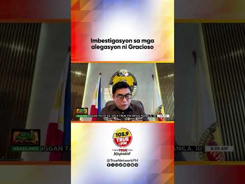 Imbestigasyon sa mga alegasyon ni Gracioso | Ted Failon &amp; DJ Chacha