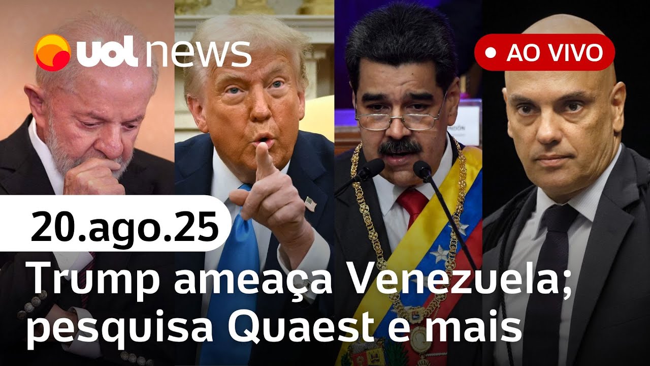 EUA cancelam evento militar no Brasil, e Defesa fica alerta; Trump ameaça Venezuela; pesquisa Quaest
