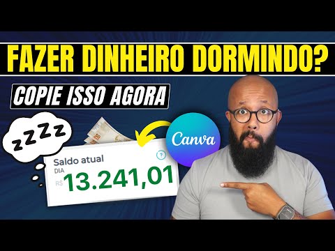 DINHEIRO DORMINDO? Fazer dinheiro com o Canva 2024 [RENDA PASSIVA💰]