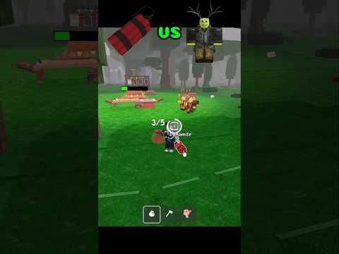 Dynamite VS Cultist #99nightintheforest #roblox #99คืนในป่า #โรบอก