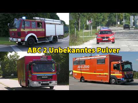 Unbekanntes Pulver in Chemischer Fakultät | ABC-Zug + Werkfeuerwehr + Freiwillige Feuerwehr Einsatz