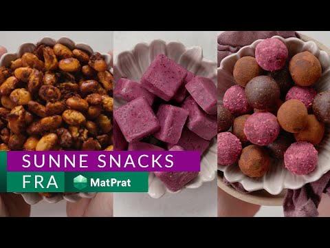 Sunne snacks x3 - Sunt og godt! | MatPrat