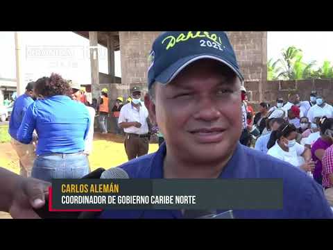 Entregan sitio para la construcción de instalaciones de MARENA en Bilwi - Nicaragua