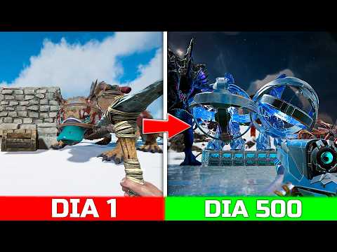 Cómo SOBREVIVÍ 500 DÍAS en un SERVER ANARQUISTA de ARK Survival Evolved!