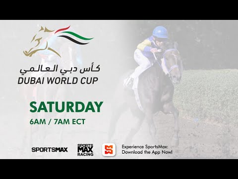 Watch the Dubai World Cup | Sat. March. 30 | 6AM/ 7 ECT | on SportsMax, SportsMax Racing and App!