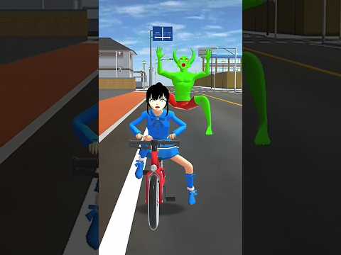 monster and Rina  😲 😢😭 #sakuraschoolsimulator #savememama #monster