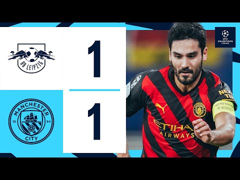 HIGHLIGHTS | CITY ALL-SQUARE IN THE CHAMPIONS LEAGUE AFTER MAHREZ STRIKE | RB LEIPZIG V MAN CITY