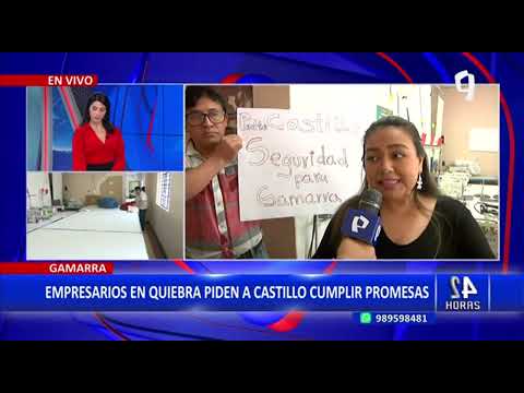 Gamarra: empresarios advierten huelga nacional si Pedro Castillo no cumple con promesas