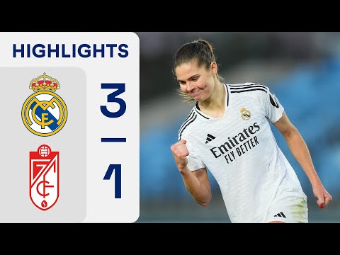 REAL MADRID CF 3 - 1 GRANADA CF | RESUMEN LIGA F