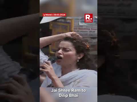 Kangana Ranaut Holds Roadshow Ahead Of Lok Sabha Polls, Asks People Not To Consider Her A Star