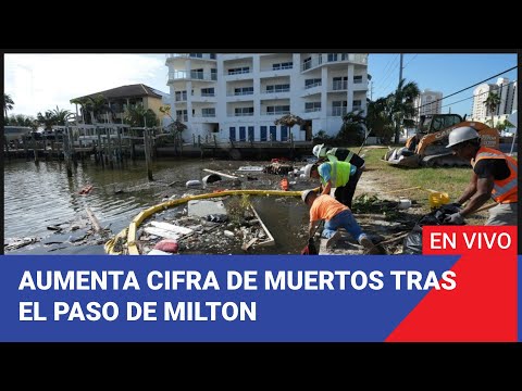 Edición Digital: Aumenta cifra de muertos tras devastador paso de Milton y varios tornados