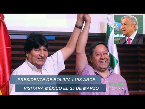 El presidente de Bolivia Luis viene a México a evento de pueblos originarios