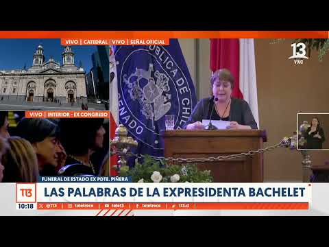 Palabras de despedida de Michelle Bachelet para el ex Presidente Piñera