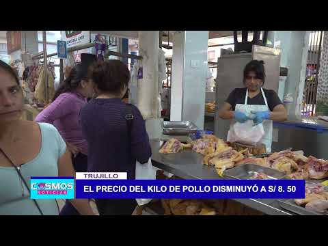 Trujillo: El precio del kilo de pollo disminuyó a 8.50 soles