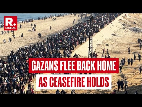 Displaced Gazans Trek Home After Israel Orders Palestinians To Flee | LIVE