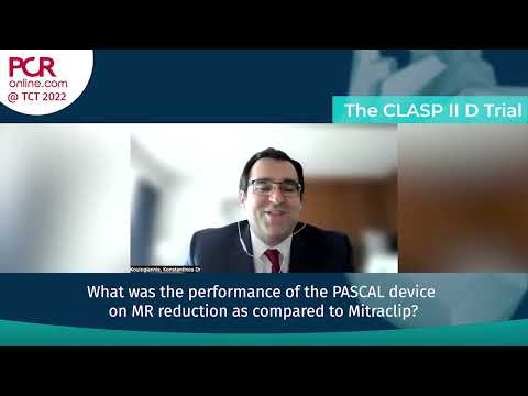 CLASP II D: A randomized comparison of TEER devices for degenerative mitral regurgitation - #TCT2022