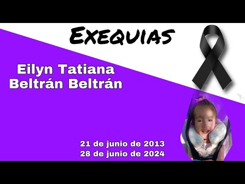 Exequias Eilyn Tatiana Beltran  Santuario Nuestra Señora Del Rosario de Junín Colombia