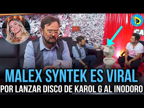 MALEX SYNTEK VIRAL POR LANZAR DISCO DE KAROL G AL INODORO NO ME GUSTA SU MÚSICA